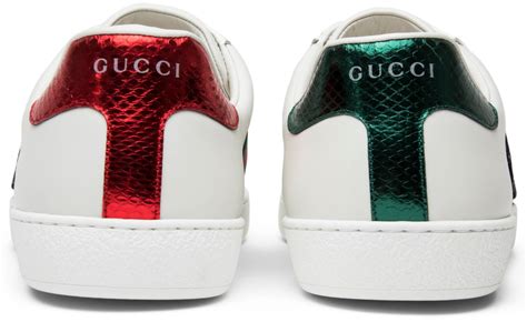 gucci slippers with red snake|Gucci ace embroidered snake.